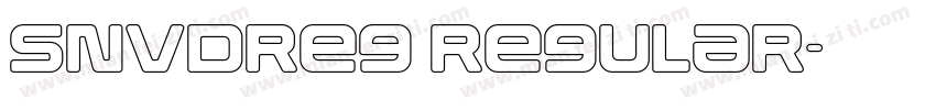 SnvDReg Regular字体转换